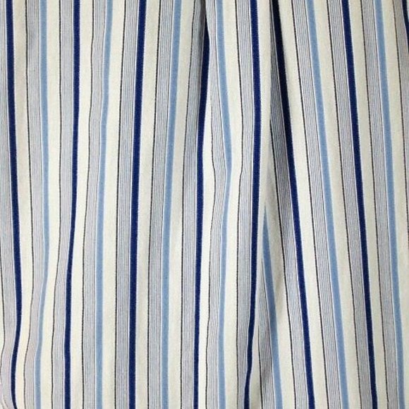 Tommy Hilfiger mens L WHITE BLUE STRIPED Shirt pm1 - Picture 5 of 10